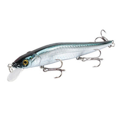 1 pcs isca de pesca 115mm / 14g minnow crankbait wobblers 3d olhos poleiro isca artificial pique carpa isca isca de natação pesca