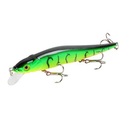 1 pcs isca de pesca 115mm / 14g minnow crankbait wobblers 3d olhos poleiro isca artificial pique carpa isca isca de natação pesca