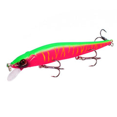 1 pcs isca de pesca 115mm / 14g minnow crankbait wobblers 3d olhos poleiro isca artificial pique carpa isca isca de natação pesca