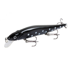 1 pcs isca de pesca 115mm / 14g minnow crankbait wobblers 3d olhos poleiro isca artificial pique carpa isca isca de natação pesca