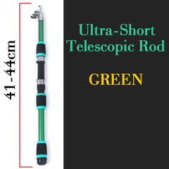 Josby Telescópica Fishing Rod Alimentador Hard FRP Fibra De Carbono Portable Carpa Spinning Pólo Viagem Mar Barco Pesca