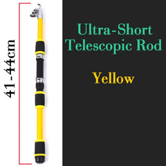 Josby Telescópica Fishing Rod Alimentador Hard FRP Fibra De Carbono Portable Carpa Spinning Pólo Viagem Mar Barco Pesca