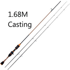 Skmyly carbono ul giratning haste 1.8m 1.68m0.8-5g ultralight hastes de fiação ultra luz de lâmpada girando haste de pesca vara de Pesca