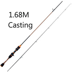 Skmyly carbono ul giratning haste 1.8m 1.68m0.8-5g ultralight hastes de fiação ultra luz de lâmpada girando haste de pesca vara de Pesca