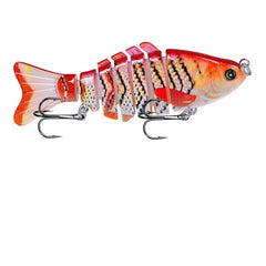 1PCS Wobblers Fishing Lures Multi-section Hard Bait 100mm15g Artificial Bait Minnow Crankbait Jig Perch Carp Fishing tackle Lure