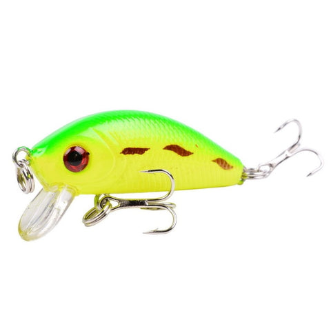 1 pcs minnow isca de pesca 50mm 4.2g topwater hard isca wobbler jig isca bait crankbait carpa listrada baixo pesca pesca tackle swimbait