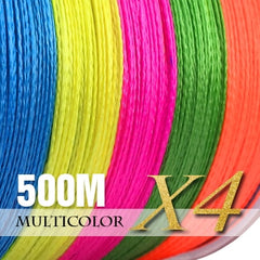 Fishing Braid 300m 4 Castanhas Multifilamentar Linha de pesca de pesca 12 15 20 30 38 43 52 62 83lb