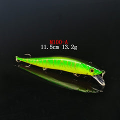 1PCS/lot 14 cm 23.7 g Fishing Lure Minnow Hard Bait with 3 Fishing Hooks Fishing Tackle Lure 3D Eyes Free Shipping