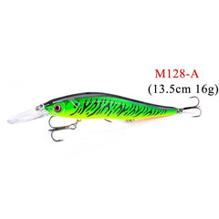 1PCS/lot 14 cm 23.7 g Fishing Lure Minnow Hard Bait with 3 Fishing Hooks Fishing Tackle Lure 3D Eyes Free Shipping