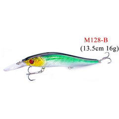 1PCS/lot 14 cm 23.7 g Fishing Lure Minnow Hard Bait with 3 Fishing Hooks Fishing Tackle Lure 3D Eyes Free Shipping