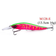 1PCS/lot 14 cm 23.7 g Fishing Lure Minnow Hard Bait with 3 Fishing Hooks Fishing Tackle Lure 3D Eyes Free Shipping