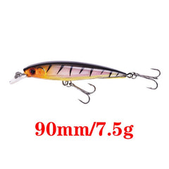 1 pcs laser minnow hard pesca isca 11 cm 13.8g isca artificial afundando lentamente olhos 3d wobbler tackle para pike baixo carpa swimbait