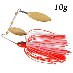 1 pcs spinner isca 10g 16g 17g metal isca hard pescar lure spinner lure spinnerbait pike pique peixe giratório tackle pesca wobbler