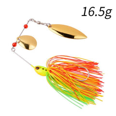 1 pcs spinner isca 10g 16g 17g metal isca hard pescar lure spinner lure spinnerbait pike pique peixe giratório tackle pesca wobbler