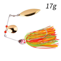 1 pcs spinner isca 10g 16g 17g metal isca hard pescar lure spinner lure spinnerbait pike pique peixe giratório tackle pesca wobbler