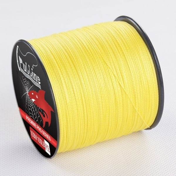 Linha de pesca da marca de puxagem 1000m PE Multifilament Linha de Peixe Trançado 4 Fios 10LB-100LB Corda de Pesca Pesca Pesca