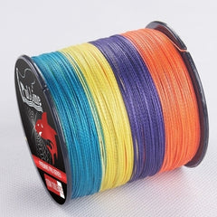 Linha de pesca da marca de puxagem 1000m PE Multifilament Linha de Peixe Trançado 4 Fios 10LB-100LB Corda de Pesca Pesca Pesca