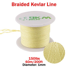 Linha de pesca trançado alta resistência 100-2000lb kevlar assistência de pesca linha kite string outdoor mochila corda de acampamento 0,8 ~ 3.5mm