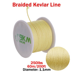 Linha de pesca trançado alta resistência 100-2000lb kevlar assistência de pesca linha kite string outdoor mochila corda de acampamento 0,8 ~ 3.5mm