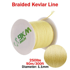 Linha de pesca trançado alta resistência 100-2000lb kevlar assistência de pesca linha kite string outdoor mochila corda de acampamento 0,8 ~ 3.5mm