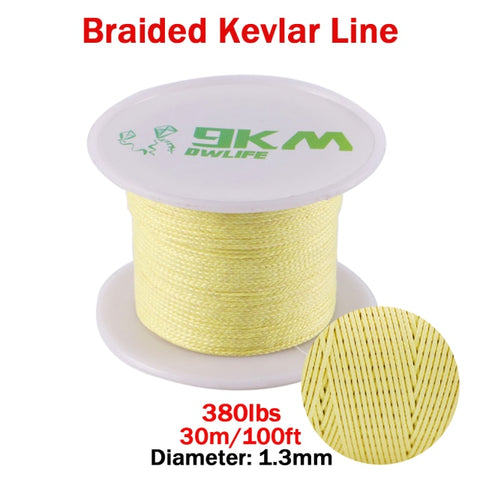 Linha de pesca trançado alta resistência 100-2000lb kevlar assistência de pesca linha kite string outdoor mochila corda de acampamento 0,8 ~ 3.5mm