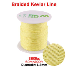 Linha de pesca trançado alta resistência 100-2000lb kevlar assistência de pesca linha kite string outdoor mochila corda de acampamento 0,8 ~ 3.5mm