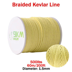 Linha de pesca trançado alta resistência 100-2000lb kevlar assistência de pesca linha kite string outdoor mochila corda de acampamento 0,8 ~ 3.5mm