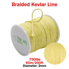 Linha de pesca trançado alta resistência 100-2000lb kevlar assistência de pesca linha kite string outdoor mochila corda de acampamento 0,8 ~ 3.5mm