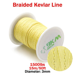 Linha de pesca trançado alta resistência 100-2000lb kevlar assistência de pesca linha kite string outdoor mochila corda de acampamento 0,8 ~ 3.5mm