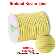 Linha de pesca trançado alta resistência 100-2000lb kevlar assistência de pesca linha kite string outdoor mochila corda de acampamento 0,8 ~ 3.5mm