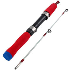 Sougayilang ultraleight inverno camarão gelo vara de pesca portátil haste de pesca de inverno girando fundição gelo inverno pólo pólo tackle