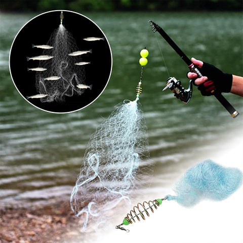 3-12 Malha Net Net Trap Bead Cobre Primavera Fishnet Tackle Shoal Netting Acessórios de pesca Papel de pesca Рыболовные товары